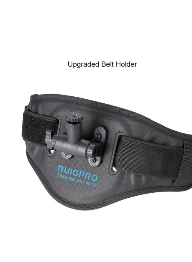 RUIGPRO Waist Belt Mount Strap - With Phone Clamp & Selfie Stick - Image 2