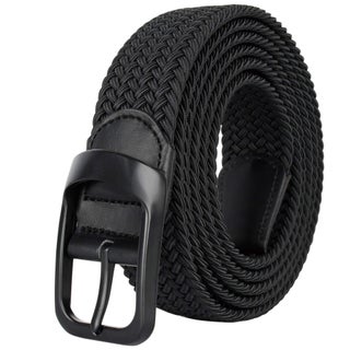 Drizzte Plus Size Mens Belt 67'' Casual Elastic Black Braided Stretchy Fabric Web Belts - pzsku/ZFADE961161C732F80CBAZ/45/1749324526/56d0813a-18cd-4e87-be0f-105e1ebcf896