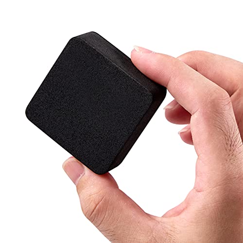 EEOYU Dry Erase Erasers, Eeoyu 40 Pack Magnetic Whiteboard Dry Erasers Chalkboard Cleaner Wiper for Kids and Classroom Teacher Supplies Home and Office, Black - Image 4