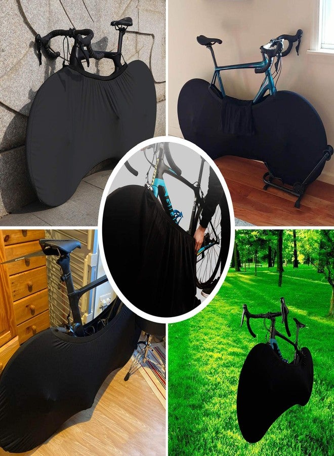 WEISGJA Bike Cover, Bicycle Wheel Cover, Outdoor Indoor Anti-dust Cover for Mountain Bike, Washable Elastic Bicycle Protective Gear Tire Package for Mountain, Road, MTB Bikes - Image 4