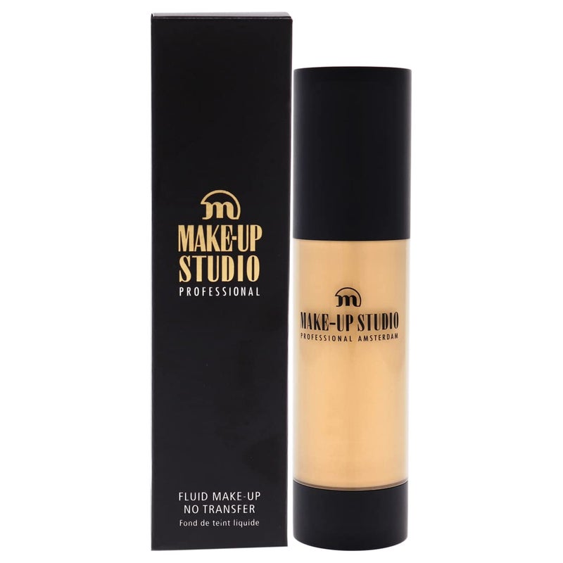 Professional Amsterdam MakeUp Fluid Foundation No Transfer  Creates A SoftFocus Velvety Natural Finish  Delivers LongWearing Light To Medium Coverage  Vanilla  118 Oz