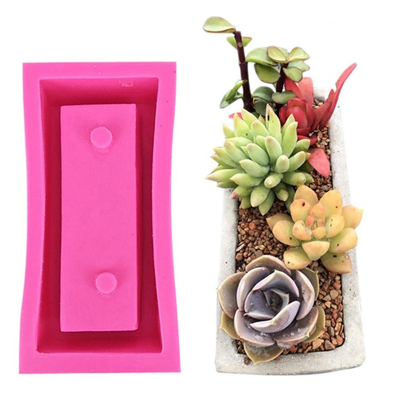 Silicone Concrete Flower Pots MoldsSilicone Planter Molds I Love U Design Succulent Plant Flowerpot Moulds Cement Clay Molds DIY Handcraft Decoration Tool