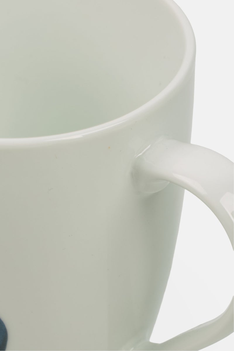 Ritzenhoff & Breker Printed Ceramic Coffee Cup 360ml, White - Image 3