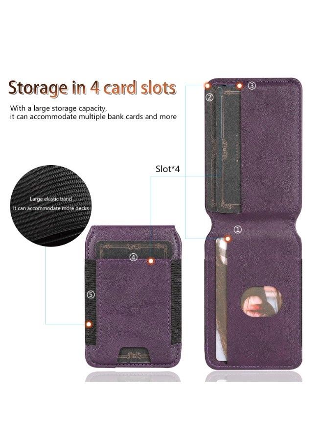 general Galaxy Z Fold 7 Case, 2 in1 Leather Fold 7 Case with Card Holder Magnetic Flip Kickstand Compatible with Samsung Z Fold 7 5G - Image 4