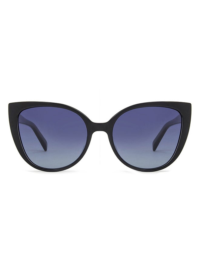 John Jacobs Women JJ Tints Full Rim Cat Eye Frame Polarized & UV Protected Sunglasses JJ S13028 - 52mm - Black - Image 1