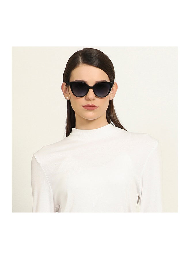 John Jacobs Women JJ Tints Full Rim Cat Eye Frame Polarized & UV Protected Sunglasses JJ S13028 - 52mm - Black - Image 3