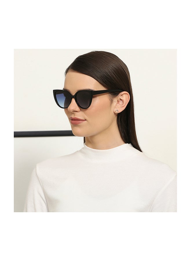 John Jacobs Women JJ Tints Full Rim Cat Eye Frame Polarized & UV Protected Sunglasses JJ S13028 - 52mm - Black - Image 4