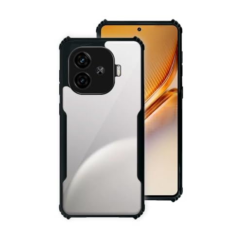 7-Seven 7SEVEN® Ipacky Back Cover for IQOO Neo 10R 5G Mobile Back Case Shock Proof Design Camera Edges Protection Crystal Clear Phone Case Precise Cutouts Matte Black Soft Bumper Phone Cover - Image 1