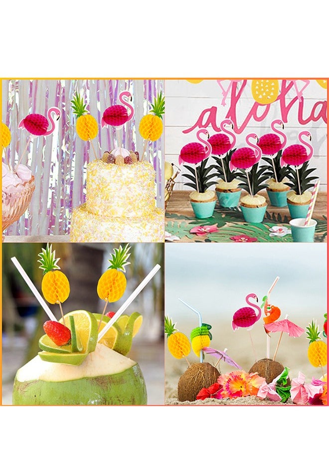 Lemon 140 Pcs Food Party Toothpicks , Skewers, Umbrellas, Fireworks Sticks, Colourful Stirrer Sticks, Straws, Juice Accessories for Summer Party, Wedding, Bar, Drinks  - Image 5