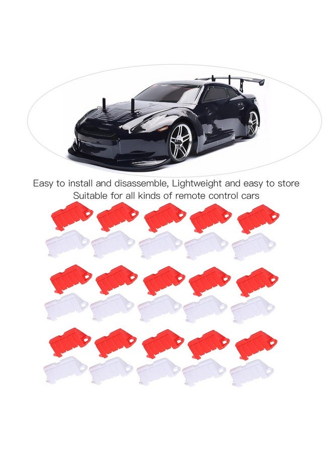 Dilwe Rc Roadblocks 30Pcs Rc Roadblocks Plastic Universal Drift Race Road Barriers Remote Control Car Accessories - Image 4