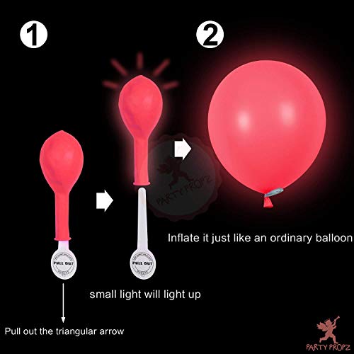 Skylofts Set of 25 LED Balloons for Party Balloons for Birthday Balloons for Decoration Party Props (Printed Balloons) - Image 4