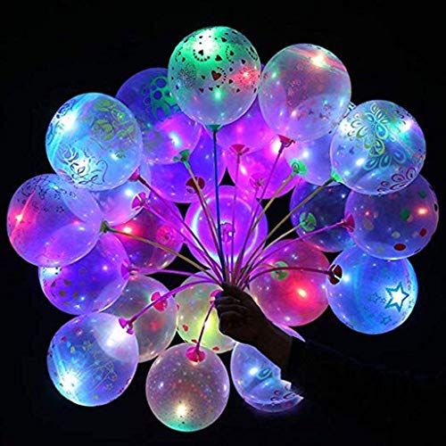 Skylofts Set of 25 LED Balloons for Party Balloons for Birthday Balloons for Decoration Party Props (Printed Balloons) - Image 3
