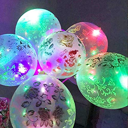 Skylofts Set of 25 LED Balloons for Party Balloons for Birthday Balloons for Decoration Party Props (Printed Balloons) - Image 2