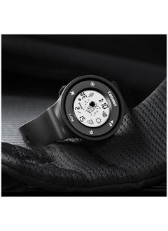 Coobos Kids Water Resistant Rubber Digital Watch with Box Black  - Image 3