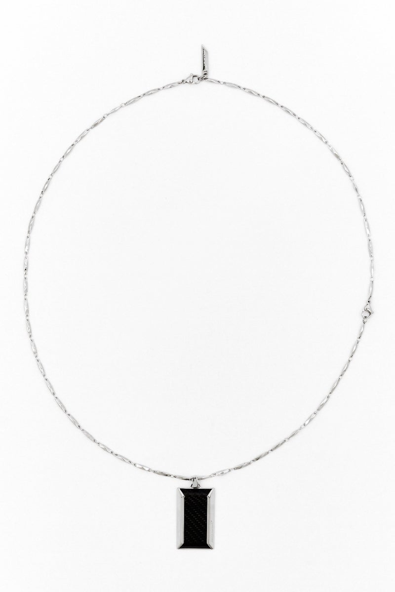 McLaren Men Ion Plated Necklace, Black  - Image 4