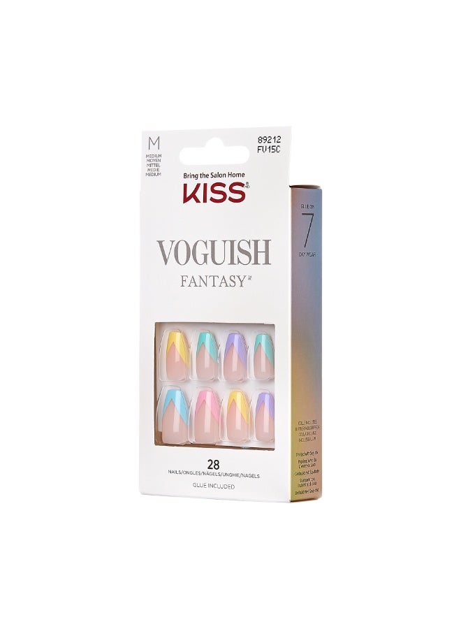 KISS Kiss Voguish Fantasy Nails- Medium Length FV15C - Image 5