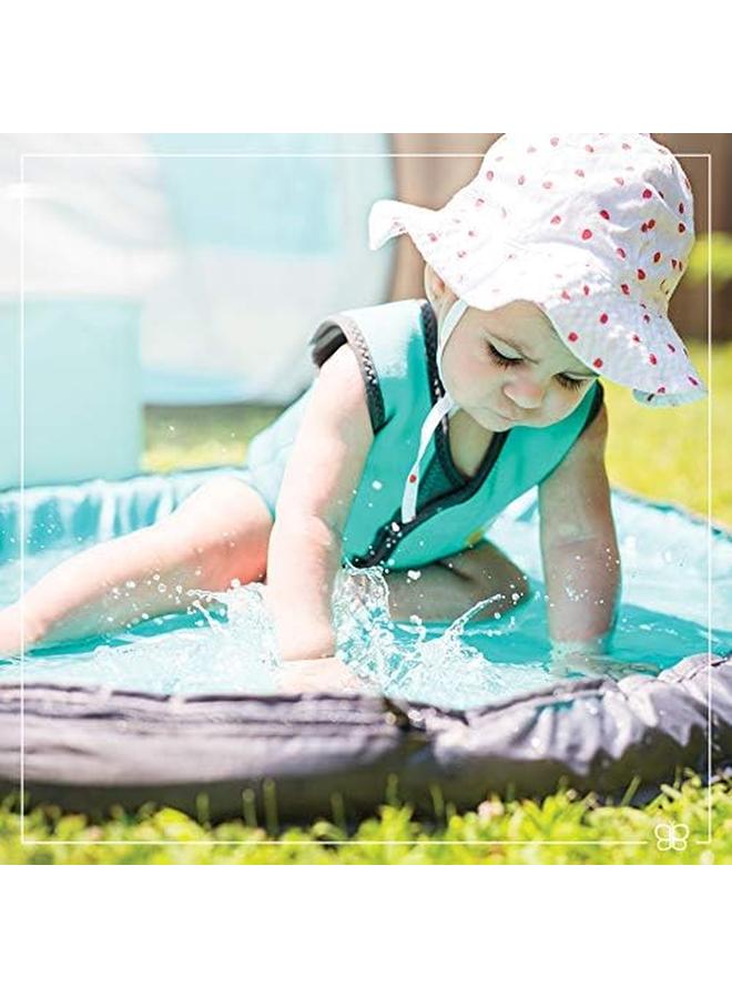 bbluv Splash Portable Baby Paddling Beach And Travel Pool With Carry Bag Blue B0129 38 X38 X12 - Image 2