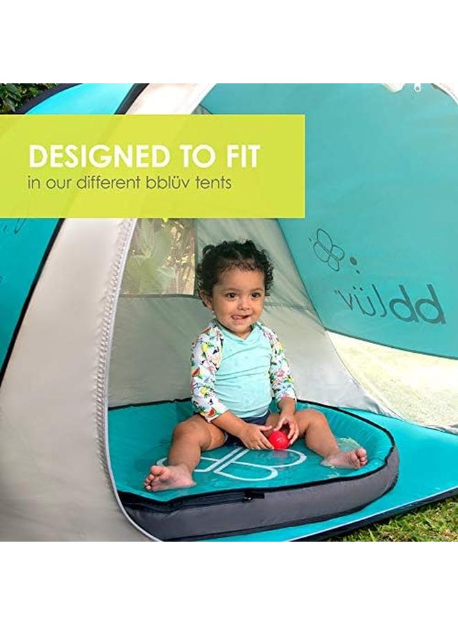 bbluv Splash Portable Baby Paddling Beach And Travel Pool With Carry Bag Blue B0129 38 X38 X12 - Image 4