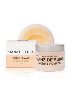 hanz de fuko Hanz de Fuko Modify - Premium Mens Hair Styling Pomade with Medium Hold & High Shine Finish, 2oz  - Image 1