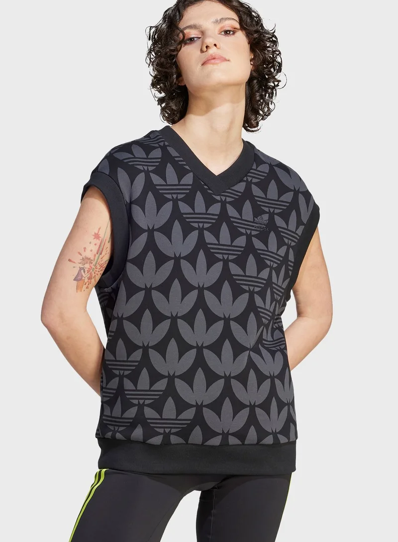 adidas Originals Trefoil Monogram Vest