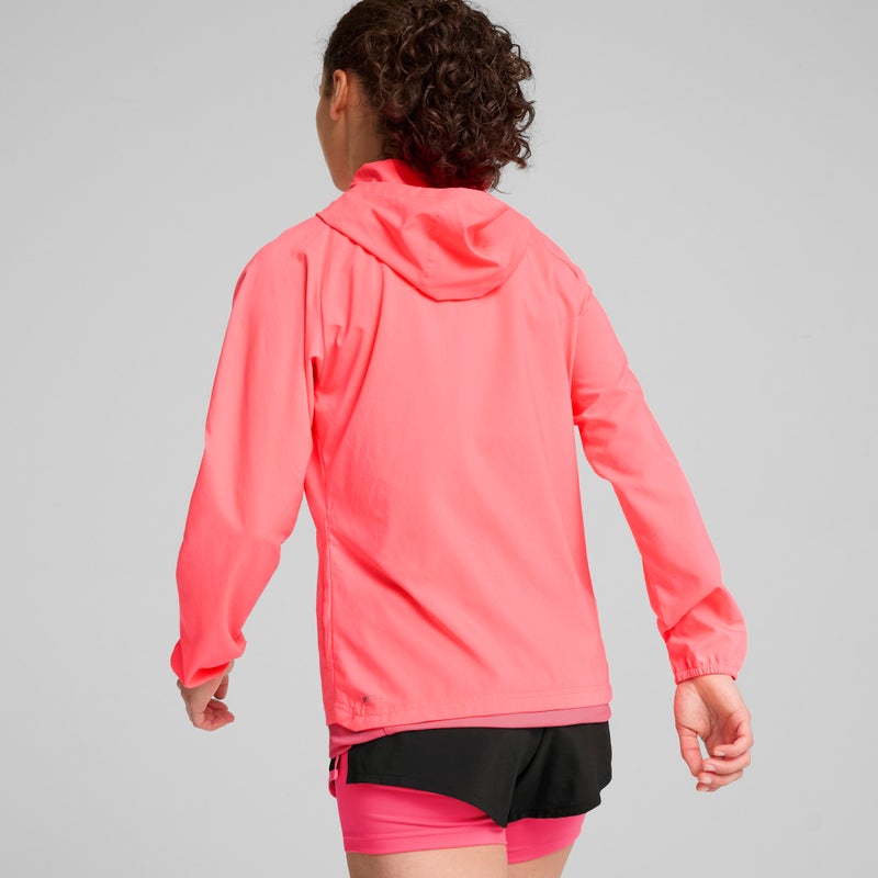 بوما جاكيت Run Fav منسوج بغطاء للرأس للنساء - Image 4
