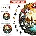 MEATRN Tree River 200 Pieces Wooden Puzzles for Adults Autumn Landscape Jigsaw Puzzle with Colorful Trees and Flowing River Family Night Fun 112x111 in - Image 4