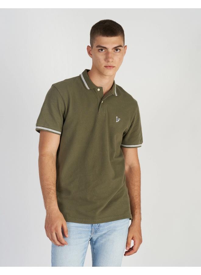 American Eagle AE Pique Polo Shirt - Image 1