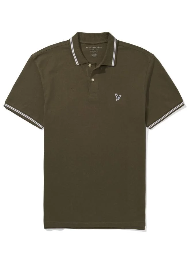 American Eagle AE Pique Polo Shirt