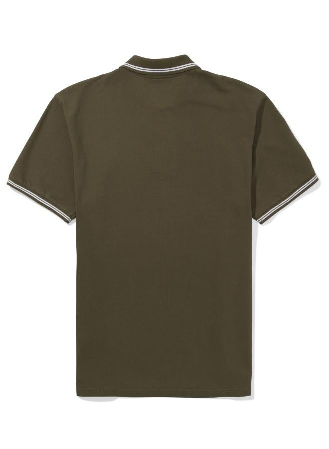 American Eagle AE Pique Polo Shirt - Image 2
