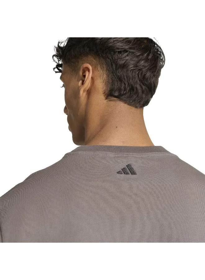 adidas تيشيرت أديداس رجالي أبيض بأكمام قصيرة
