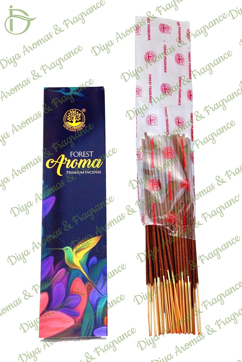 FOREST FRAGRANCE Forest Aroma Incense Sticks Black for Worship Office Good Fragrance Pack of 6 Boxes  - Image 4