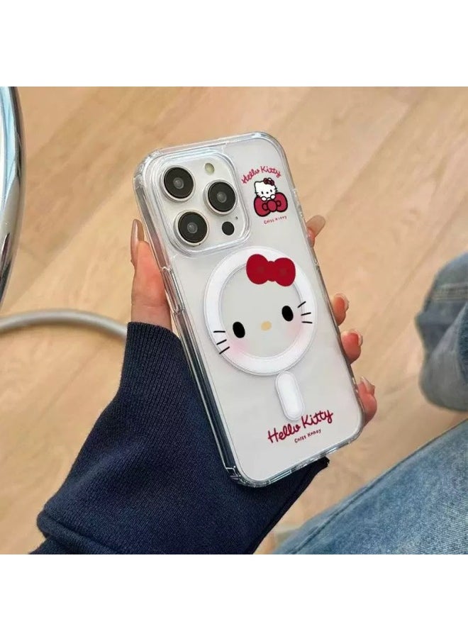Generic - Sanrio Camera Touch Button MagSafe Magnetic For Iphone16PROMAX For Iphone 16 Phone Case-Color:[camera Button] Magnetic Shell-animal Snowman House Cxdk-Applicable Models:For Iphone 16promax - Image 1