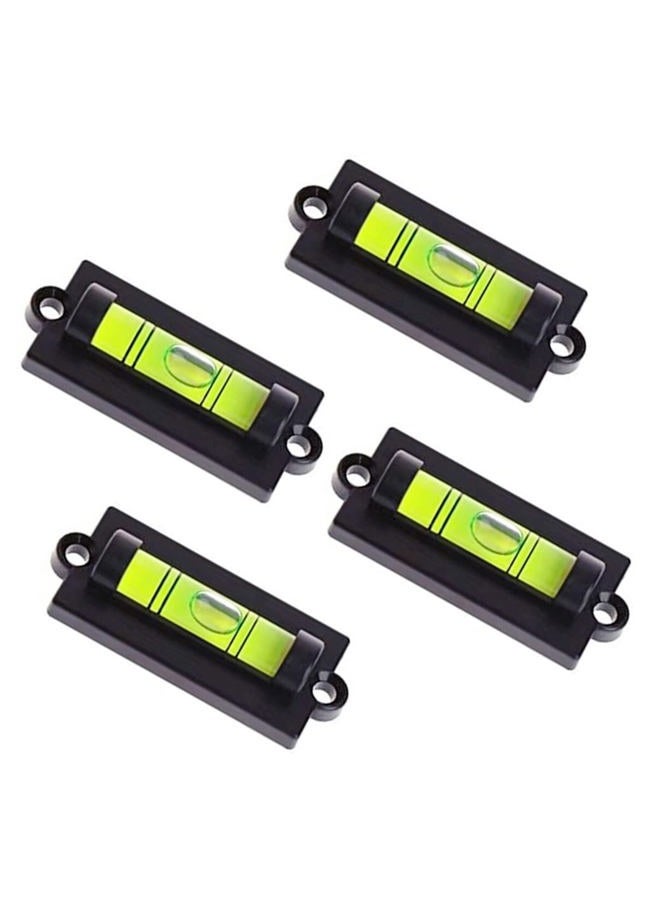 WOYISEPG 4Pcs Bubble Spirit Level RV Standard Levels with Mounting Holes RV Levelers Leveling Tool for RV Camper, Travel Trailer, Camping, Truck, Motorhome (Set-A) - Image 1