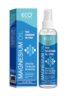ECO Magnesium Oil Spray (120ml), 100% Pure Magnesium Chloride for Sleep Support and Muscle Relaxation – Soothes Sore Muscles with Less Itch & Sting Than Traditional Magnesium Oil  - Image 1