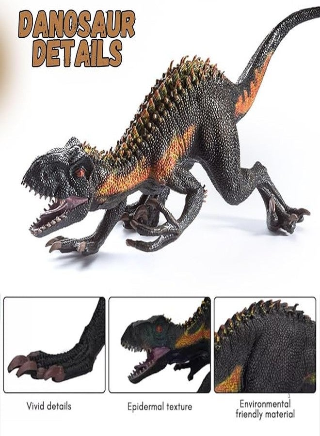 Mallexo Big Size Realistic T-Rex Dinosaur Toy for Kids Velociraptor Dino Jumbo Safari Action Figurine Toys Playset for Girls and Boys Birthday Gifts Prehistoric Animals Educational & Learning Items - Image 2