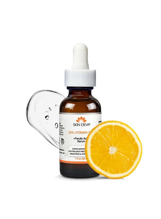 SKIN DEVA 20% Vitamin C + E Ferulic Acid Serum - Image 1
