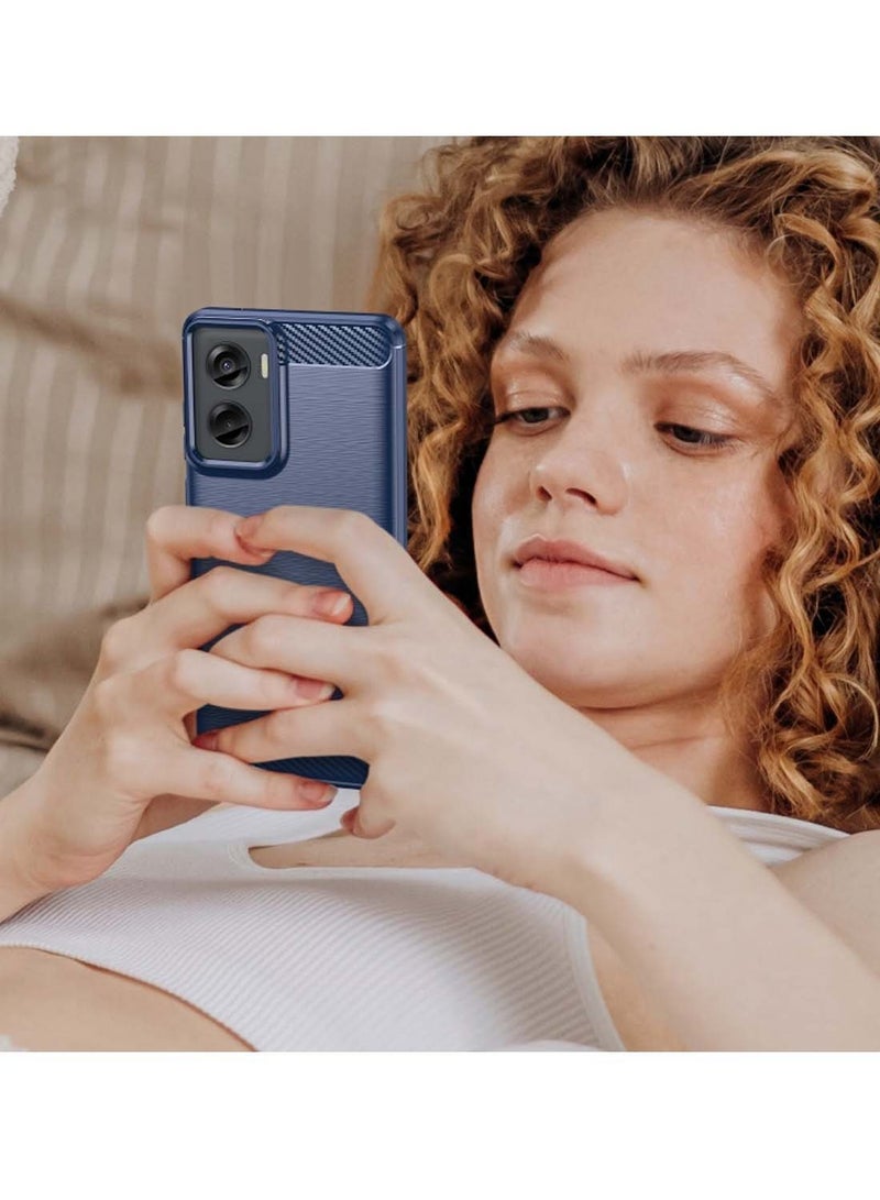 Wtech Motorola Moto G05 / Motorola Moto E15 2025 Silicone Brushed Texture Protective Case Cover - Navy Blue - Image 5