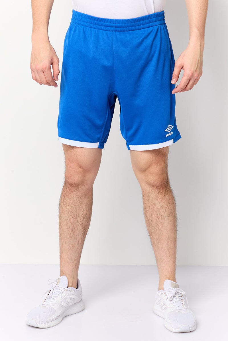 umbro Men Sportswear Fit Brand Logo Training Shorts, Blue - Image 1