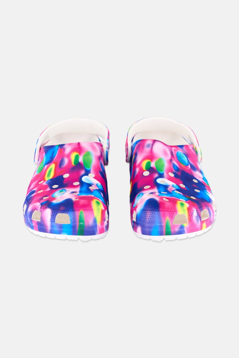 crocs Women Slip On Clogs, Pink Combo  - Image 4
