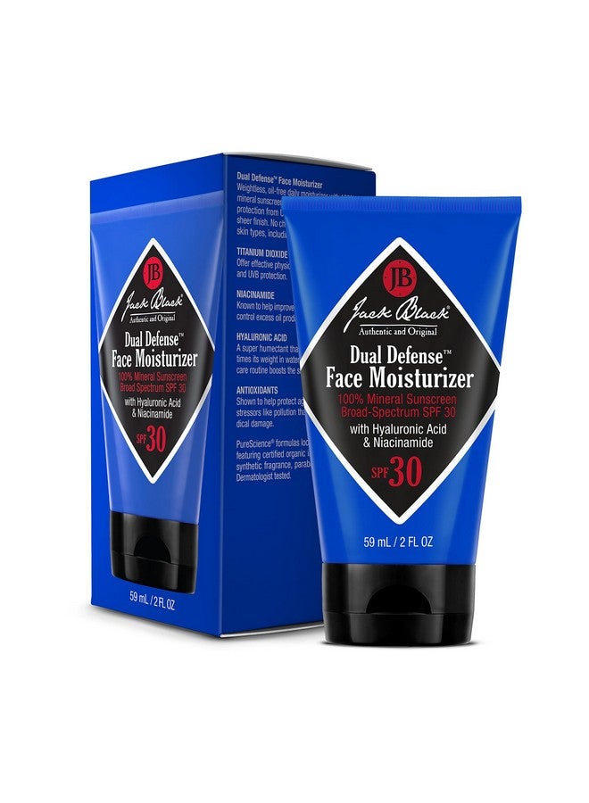 Jack Black Dual Defense™ Face Moisturizer 100% Mineral Sunscreen Broadspectrum Spf 30 - Image 2