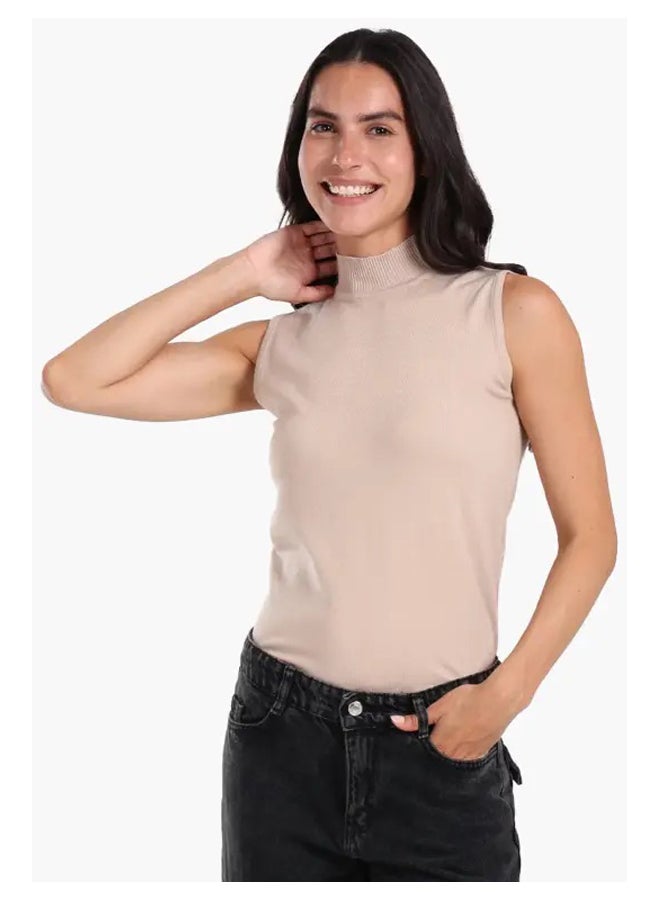 Carina High Neck Sleeveless Pullover - Image 1