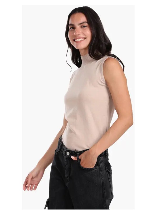 Carina High Neck Sleeveless Pullover - Image 2