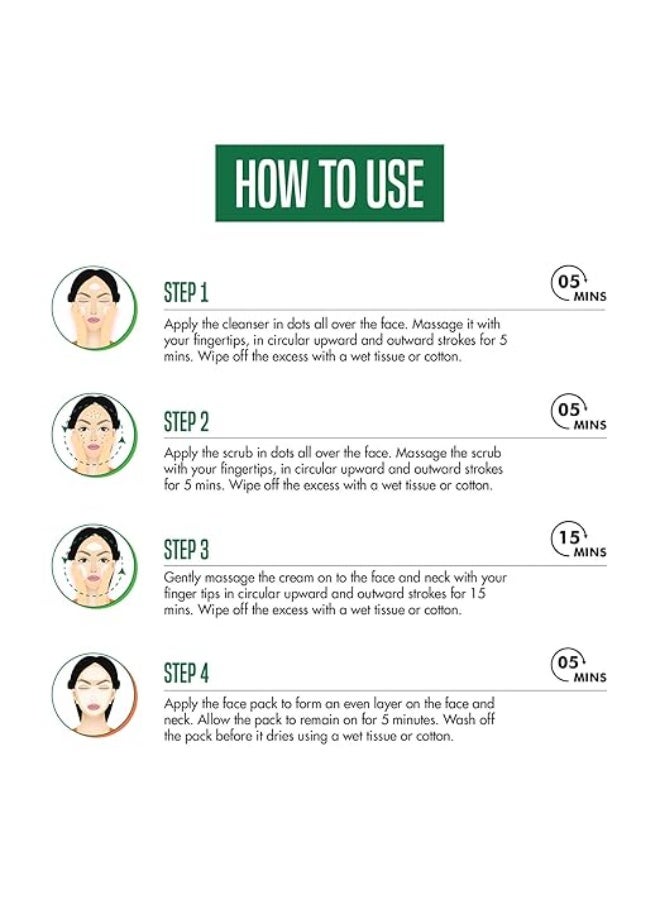 Natures مجموعة الوجه الخالية من العيوب من جوهر الطبيعة - 3 استخدامات، أبيض، 1 قطعة، 60 جرام - Image 3
