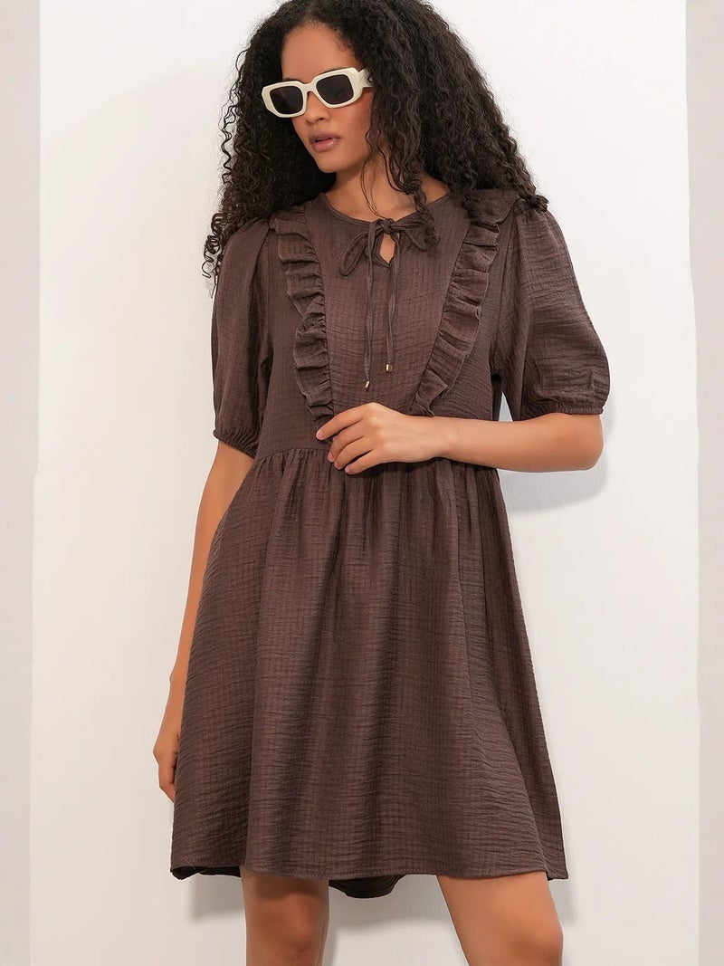 BIG DART BDART Women's A-line Mini Smock Dress - Image 4