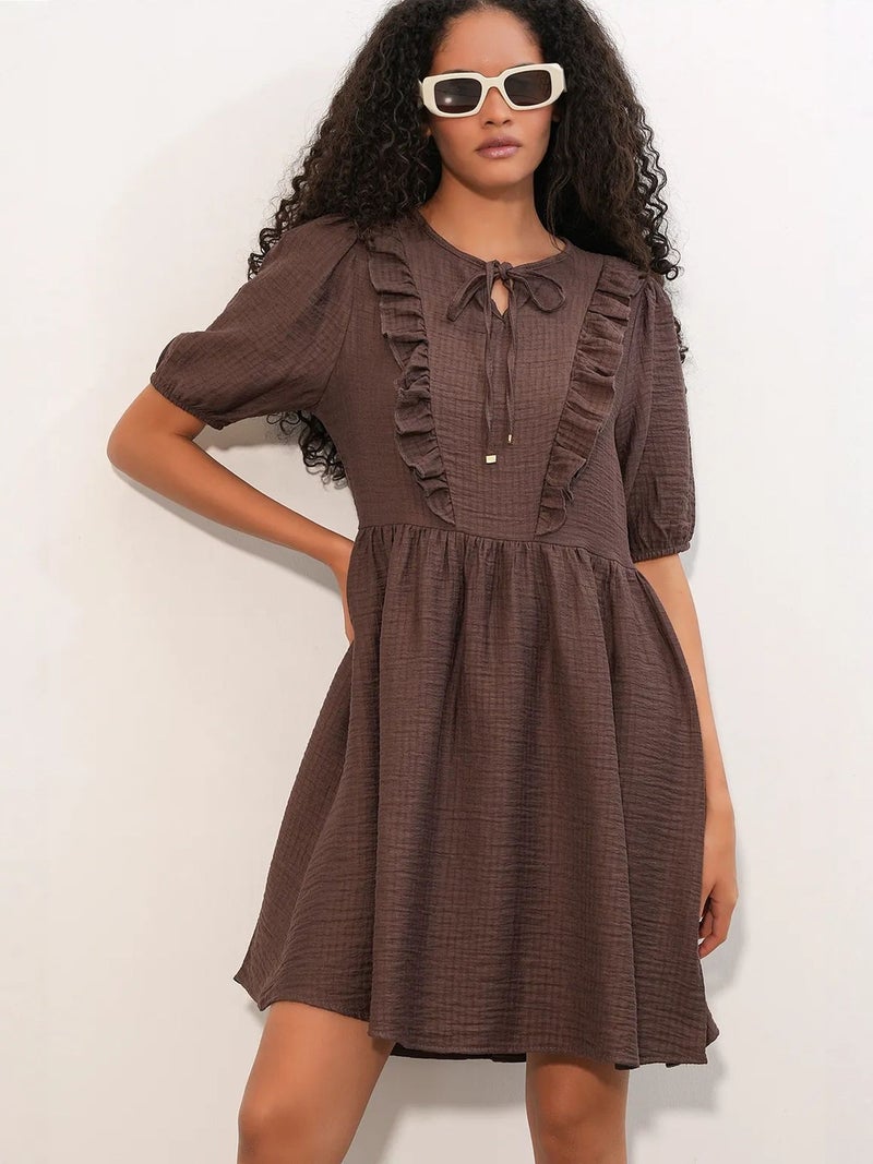 BIG DART BDART Women's A-line Mini Smock Dress - Image 1