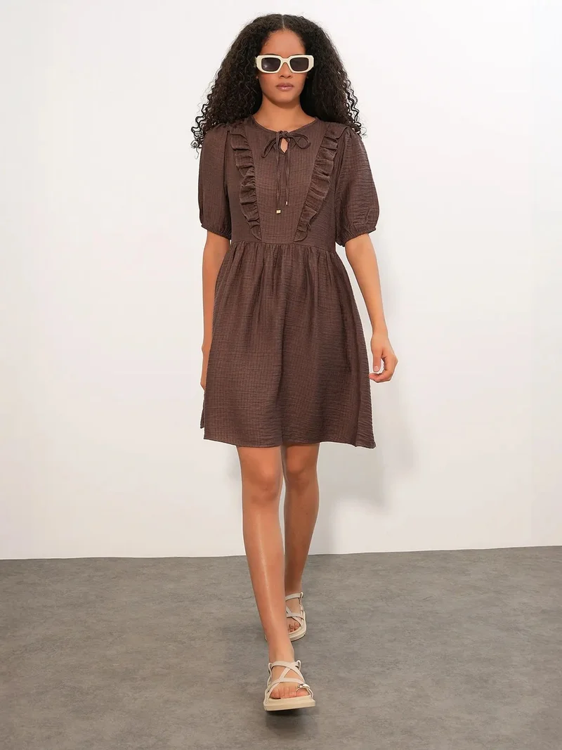 BIG DART BDART Women's A-line Mini Smock Dress