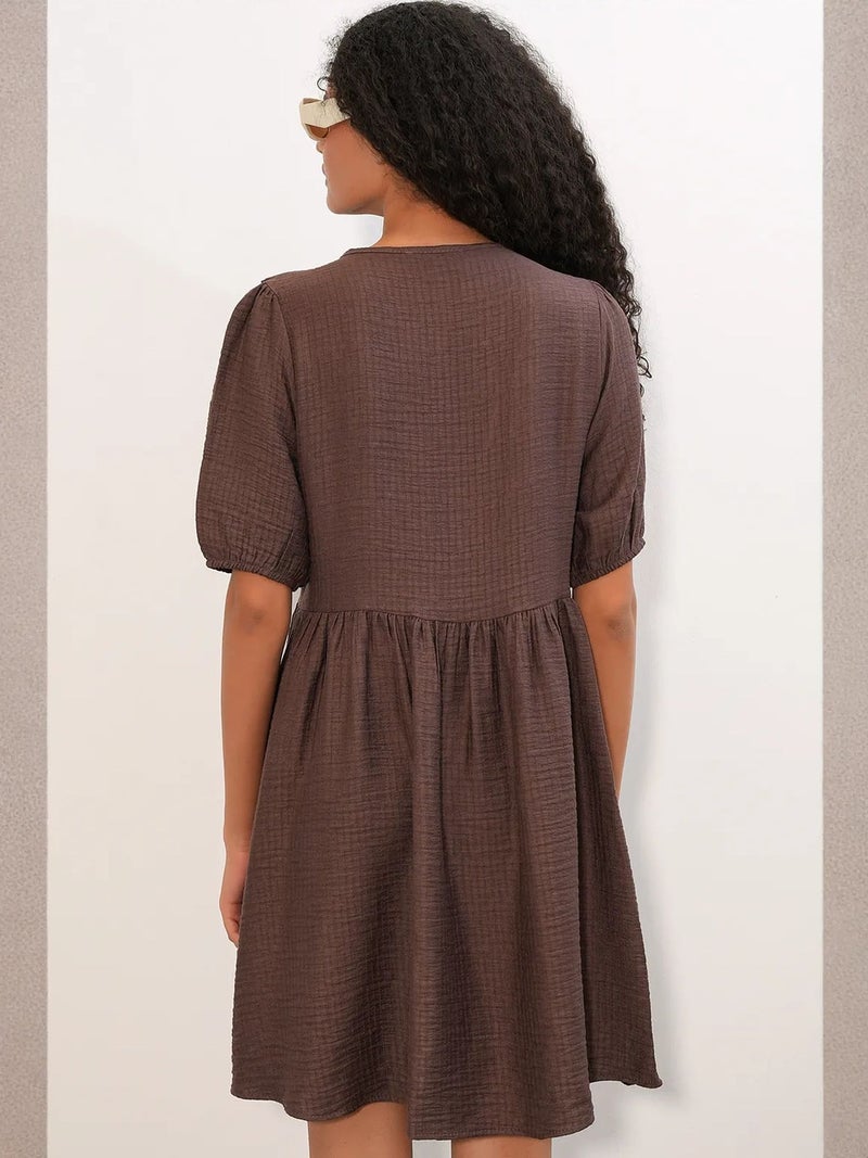 BIG DART BDART Women's A-line Mini Smock Dress - Image 5