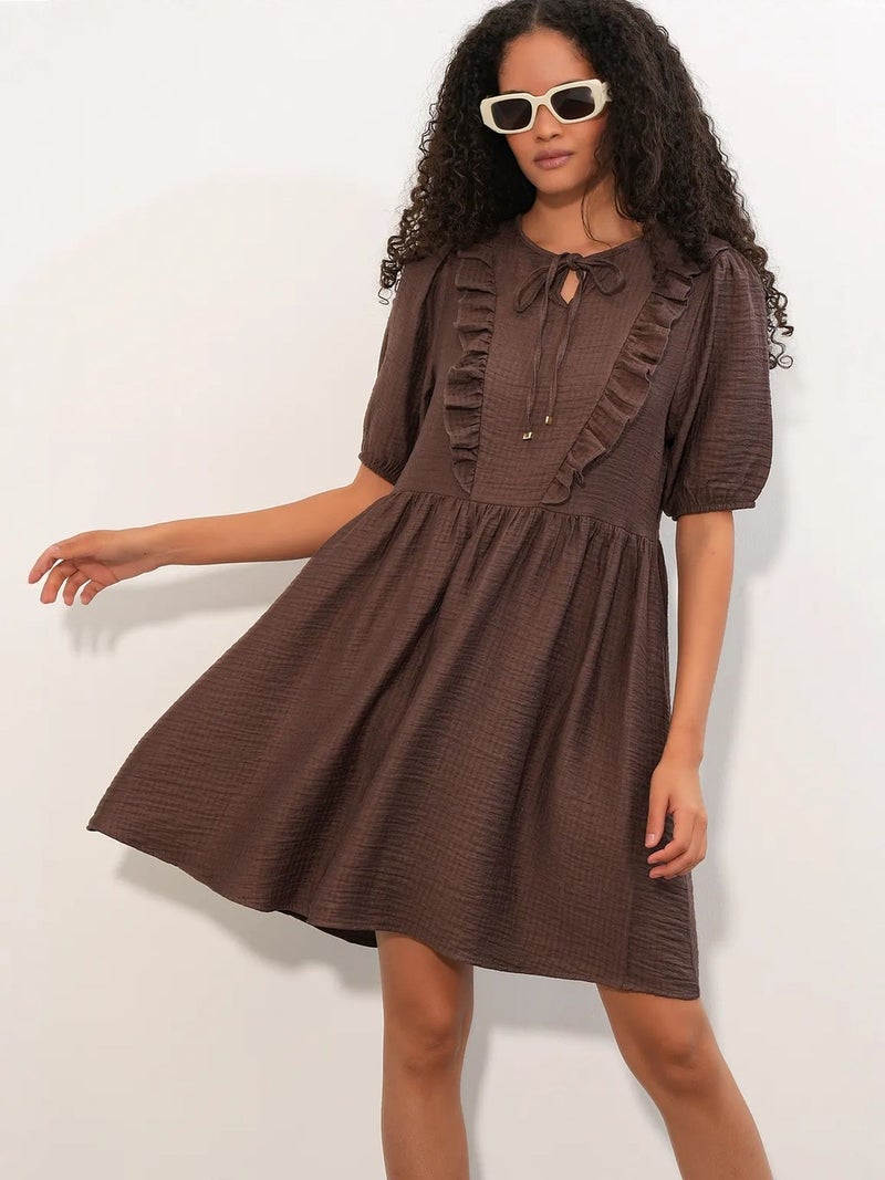 BIG DART BDART Women's A-line Mini Smock Dress - Image 3
