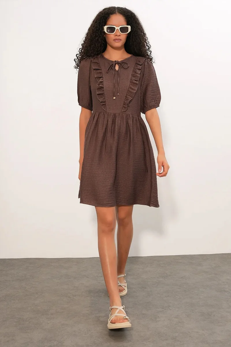 بيغ دارت BDART Women's A-line Mini Smock Dress