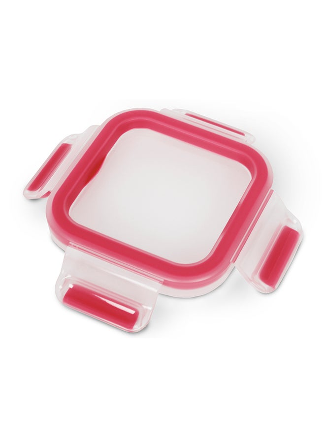 Tefal MASTERSEAL GLASS 0.18L Square food container Transparent / Red N1041310 Red / Clear 0.18Liters - Image 2